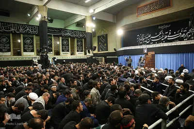 مراسم عزاداری شام غریبان در حسینیه امام خمینی(ره)