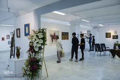 نمایشگاه آثار هنرجویان و اساتید هنرستان هنرهای زیبای میرک‎‎