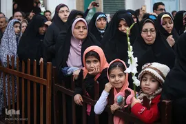 مراسم تعویض پرچم آستان مقدس حضرت عبدالعظیم حسنی(ع)