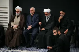 مراسم عزاداری شب تاسوعا در حسینیه امام خمینی(ره)