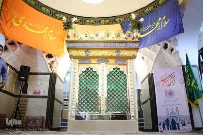 رونمایی از ضریح امامزاده سید احمد و سید محمود (امامزاده سید الصحرا) یزد‎