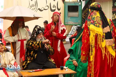 تعزیه شهادت امام رضا(ع) در خمینی‌شهر
