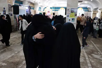 آیین بزرگداشت روز دختر در گلزار شهدا وادی رحمت