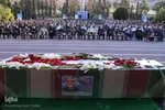 آئین وداع نیروهای مسلح شیراز با پیکر شهید عبدالله اسکندری