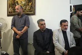 حضور جامعه قرآنی در منزل شهید احسان ذاکری