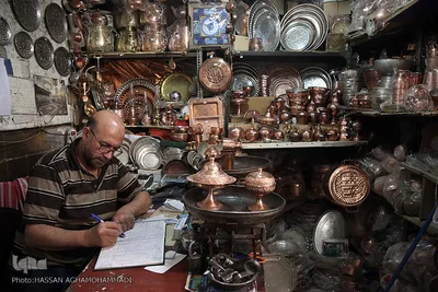 هنر چکش کاری روی مس