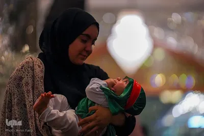 مراسم شیرخوارگان در حرم مطهر شاهچراغ(ع)