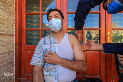 واکسیناسیون بازاریان در زنجان‎‎