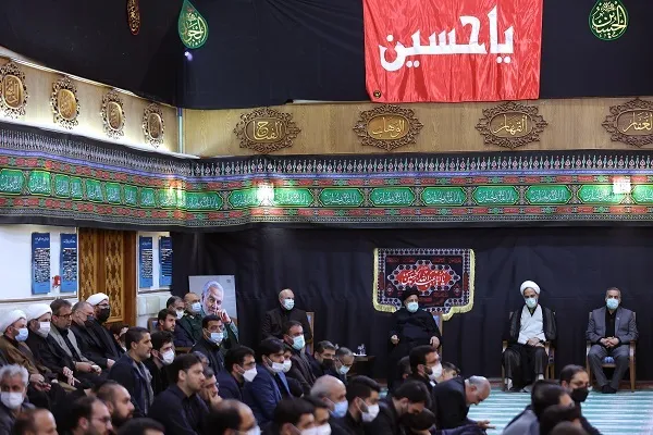 سوگواری شب تاسوعا در نهاد ریاست جمهوری برگزار شد
