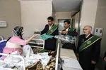عیادت خادمان حرم حضرت شاهچراغ(ع) از بیماران