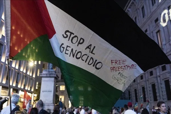 Milan : un rassemblement en soutien à Gaza organisé à l'hôtel de ville