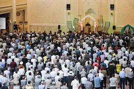 نماز عید قربان در شاهچراغ