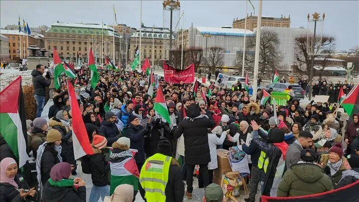 İsveç'te Siyonist rejim protesto edildi