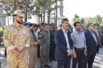 عکس | گلباران و عطر افشانی گلزار مطهر شهدای شهرستان خرم‌آباد