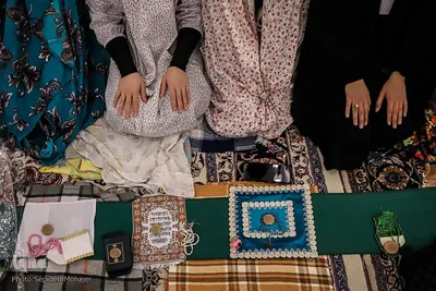 مراسم اعتکاف در حرم امام رضا(ع)