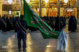 آئین شام غریبان امام رضا(ع) در حرم مطهر شاهچراغ(ع)