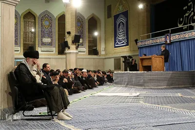 مراسم سوگواری سالروز شهادت امام علی(ع) در حضور رهبر معظم انقلاب