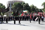 مراسم پیاده‌روی جاماندگان اربعین حسینی در شهرستان اهر