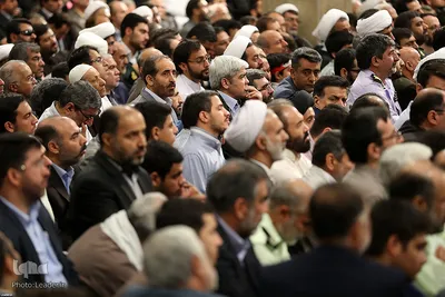 دیدار مسئولان نظام و سفرای کشورهای اسلامی با رهبر انقلاب