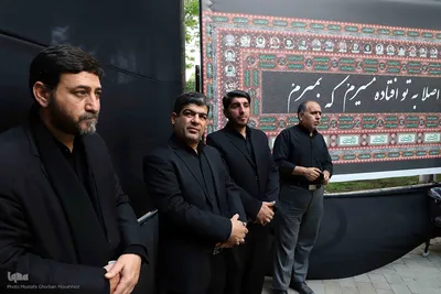 تجمع بزرگ عزاداران حسینی در شهرستان اهر