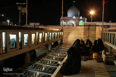 مراسم «شب وداع» با ماه مبارک رمضان در قزوین