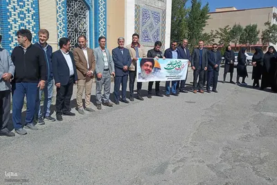 تجمع اعتراضی دانشگاهیان اهر در محکومیت جنایات رژیم صهیونیستی