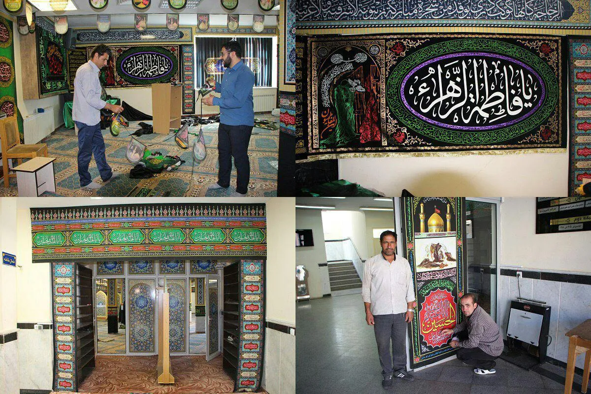 برگزاری آئین سنتی طشت‌گذاری در دانشگاه پیام نور اردبیل