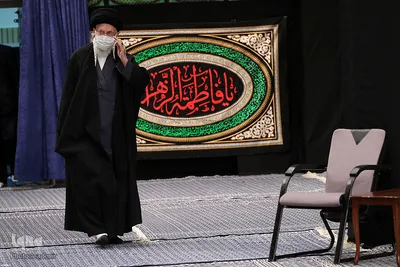اولین شب مراسم عزاداری ایام شهادت حضرت زهرا(س) با حضور رهبر معظم انقلاب