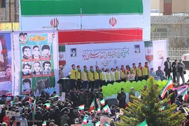 راهپیمایی یوم الله ۲۲ بهمن در بیرجند