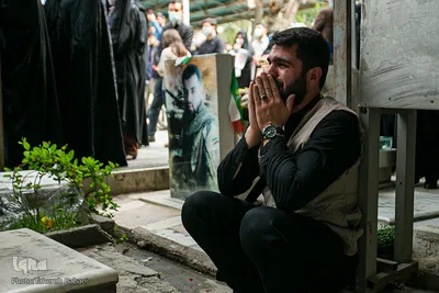 خاکسپاری پیکر شهید مدافع حرم مهدی بختیاری