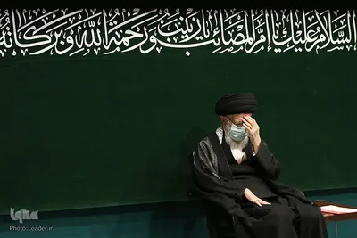 مراسم عزاداری اربعین حسینی با حضور رهبر انقلاب اسلامی در حسینیه‌ی امام خمینی (ره)