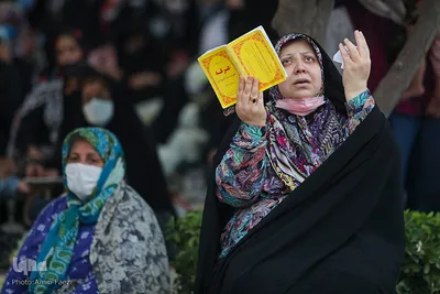 مراسم دعای عرفه در حرم مطهر شاهچراغ (ع)
