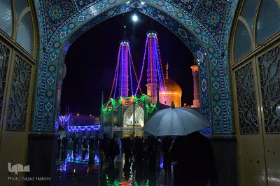 حال و هوای حرم حضرت معصومه(س) در شب میلاد پیامبر رحمت