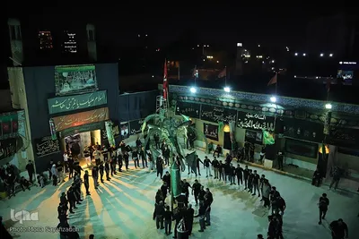 مراسم سینه‌زنی بوشهری در مسجد امام سجاد(ع) اهواز