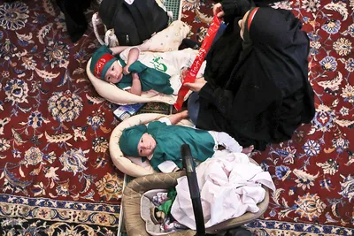 همایش شیرخوارگان حسینی در  حرم مطهر شاهچراغ(ع)