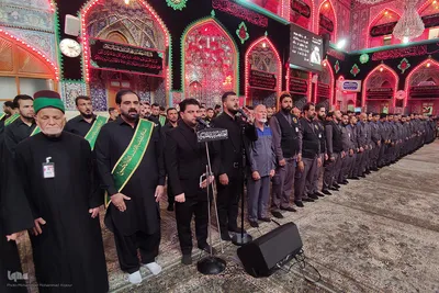 بین الحرمین در انتظار پیکر مطهر رهبر شهید