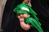 مراسم شیرخوارگان حسینی در حسینیه اعظم زنجان