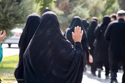 پیاده‌روی جاماندگان اربعین حسینی در شهرکرد‎