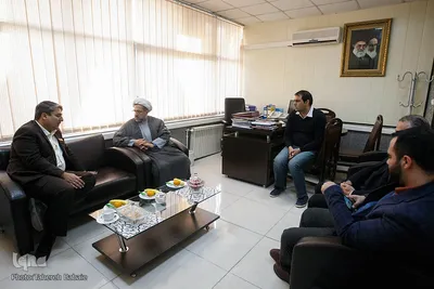 بازدید حجت الاسلام مهدی شیخ، عضو کمیسیون فرهنگی مجلس از ایکنا