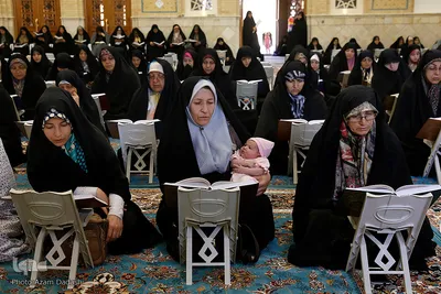 جزخوانی قرآن در مسجد امام حسن عسگری(ع) قزوین