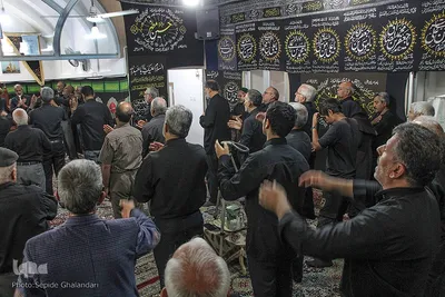 عزاداری سوم شهادت امام حسین(ع) در بازار تبریز‎
