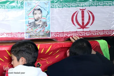 تشییع پیکر مطهر بسیجی شهید سید علی رضوی