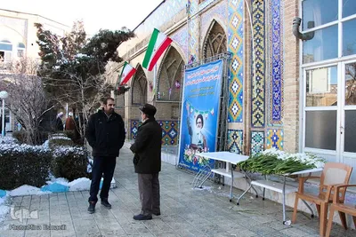 گلباران حجره امام خمینی(ره)