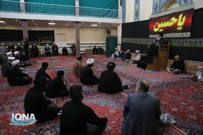 عزاداری روز شهادت امام رضا در دفتر مراجع