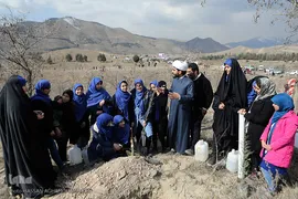 آیین درختکاری در پارک جنگلی  سد«لتیان» در شمال شرق استان تهران