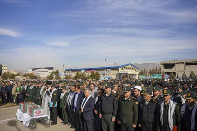 تشییع و خاکسپاری پیکر مطهر شهید گمنام‎