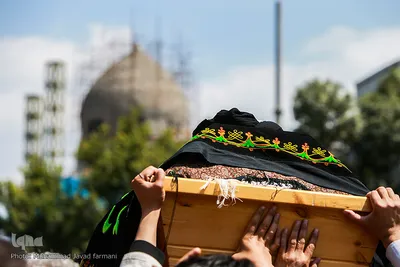 مراسم تشییع پیکر مرحوم حجت‌الاسلام سیدمهدی طباطبایی، استاد برجسته اخلاق