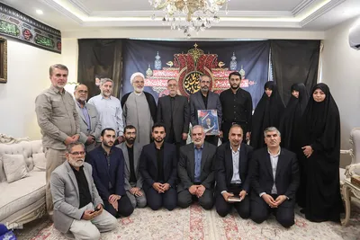 دیدار جامعه قرآنی با خانواده شهید طهرانچی