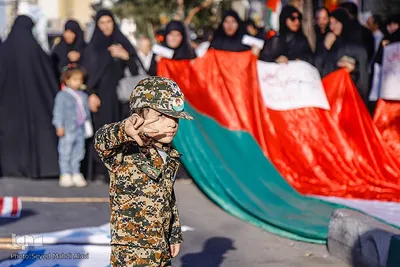 اجتماع دانشجویان قمی در حمایت از مردم غزه