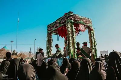 تشییع شهدای گمنام در اراک‎